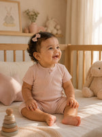 Cotton Ribbed Jumpsuit