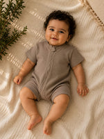Cotton Ribbed Jumpsuit